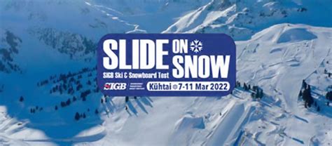 Sigb Snow Test Returns To Kuhtai For 2022