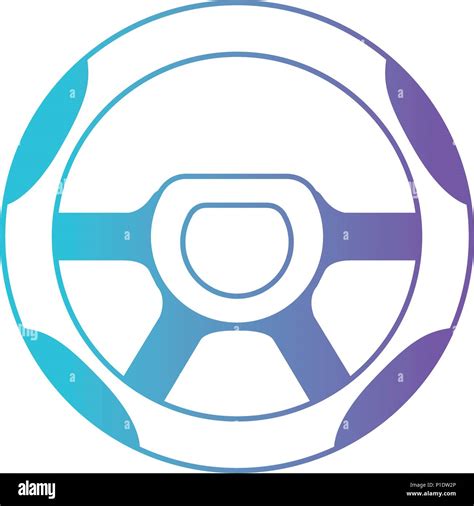 Car Wheel Control Icon Stock Vector Image And Art Alamy