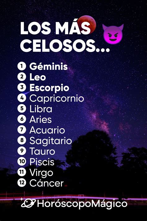 Ranking Signos Zodiaco Celosos Celos Horoscopo Rankings Horoscopos