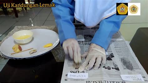 Makanannya juga cukup mudah didapatkan dengan harga yang murah. Uji sederhana kandungan lemak pada makanan - YouTube