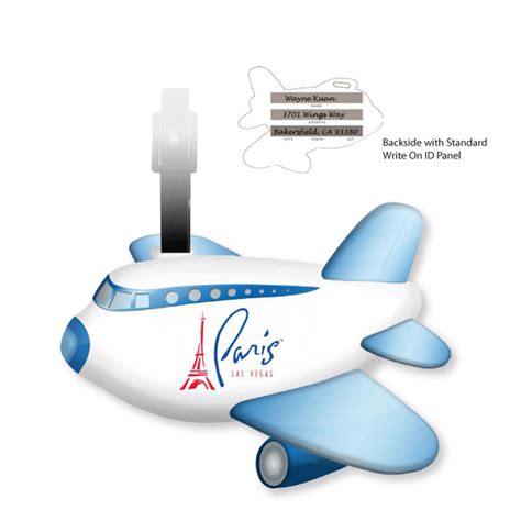 You can use as luggage tag or key chain. Airplane Luggage Tags with Full Color Logo | 4AllPromos