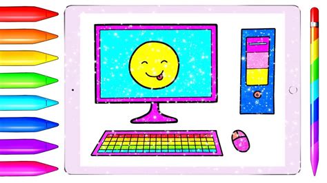You'll find all kids of great science, technology, engineering, art, and math ideas woven into this set of technology projects for kids. Glitter Computer | Digital Art for Kids | Coloring and ...