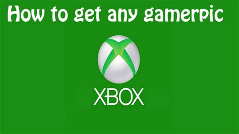 How To Upload A Custom Gamer Picture On Xbox Youtube