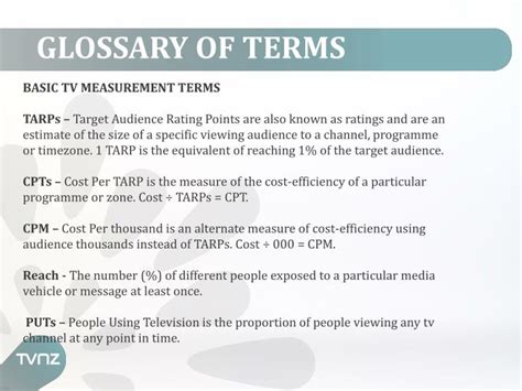 Ppt Glossary Of Terms Powerpoint Presentation Free Download Id1582220