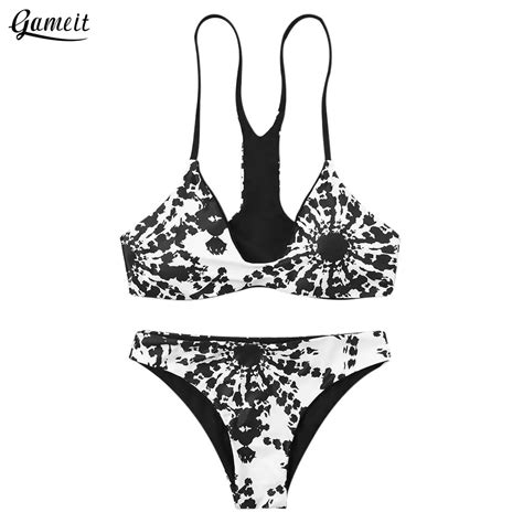 Buy Gameit New Plus Size Plunging Bikini Set Women