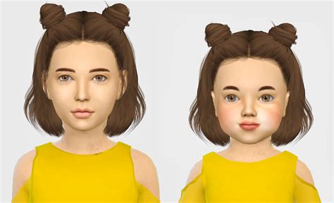 Fabienne Sims 4 Toddler Kids Hairstyles Sims Hair