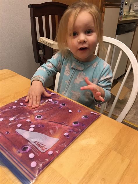 Let me be up front about this: Sensory bag Ziplock bag Hair gel Food coloring Googly eyes ...
