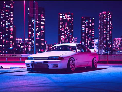 1152x864 Nissan Skyline R32 Retrowave 4k Wallpaper1152x864 Resolution