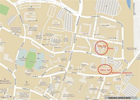 Downtown Campus Map
