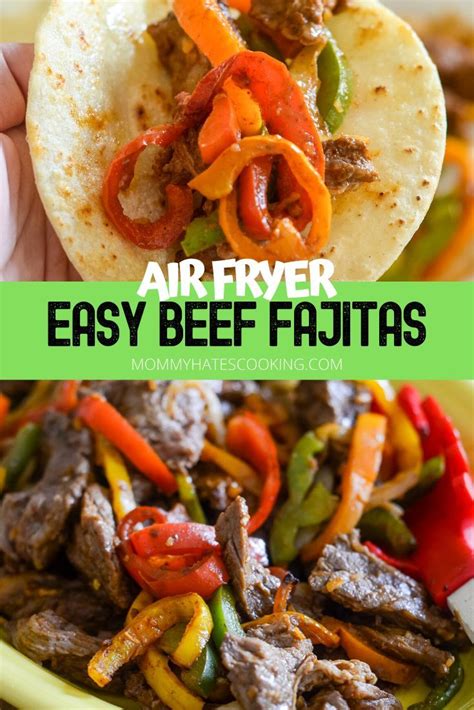 Air fryer steak tips are the beef steak bites that are nice and crispy on the outside and juicy on the inside. Air Fryer Beef Fajitas (Ninja Foodi | Recipe in 2020 | Air ...