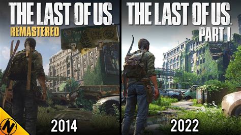 the last of us part 1 [remake] vs remastered direct comparison youtube