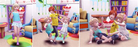 Siblings Pose Parfait At A Luckyday Sims 4 Updates