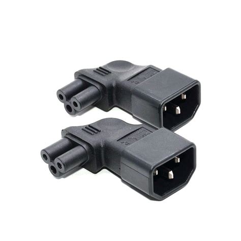 Amazon Com AC Plug Converter IEC 320 C14 Male To C5 Micky Vertical