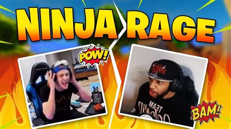 Crazy Ninja And Daequan Rage Fortnite Funny Moments Epic And Fails