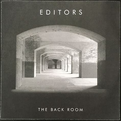 Editors The Back Room 2005 Cdr Discogs