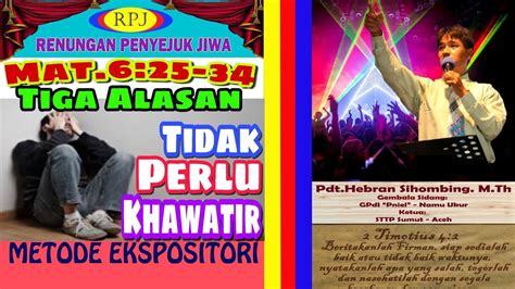 Maybe you would like to learn more about one of these? Renungan Harian - 12 - Jangan Khawatir - Renungan Pagi ...