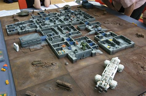 15mm Sci Fi Wargame Played On Old Crow Models Terrain Flickr