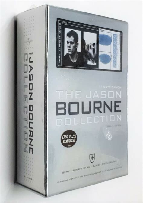 The Jason Bourne Collection Dvd 2007 4 Disc Set Limited Edition New