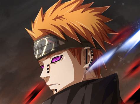 Desktop Wallpaper Pain, Naruto, Anime Boy, Face, Hd Image, Picture