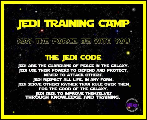 Jedi Code Star Wars Yoga Jedi Ranks Jedi Training