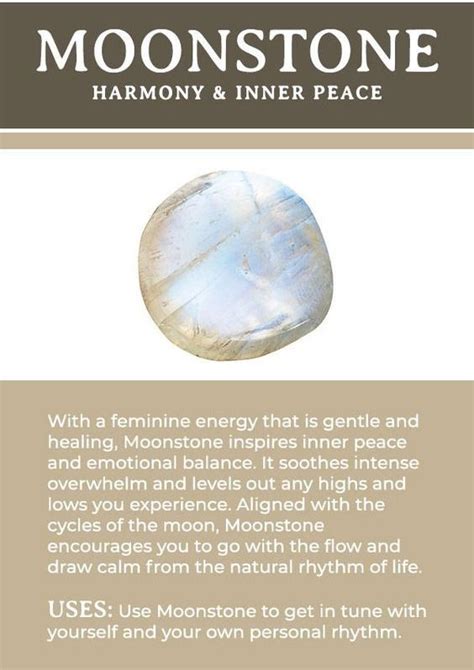 Moonstone Meaning And Properties Crystal Healing Stones Gemstone