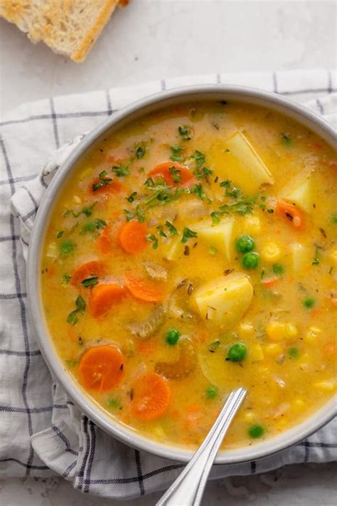 Creamy Vegetable Soup Feelgoodfoodie