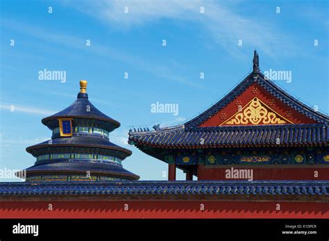 China Beijing Temple Of Heaven Unesco World Heritage Stock Photo Alamy