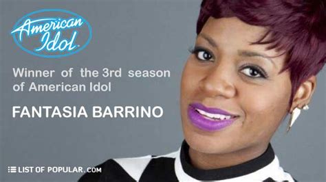 Fantasia Barrino American Idol 2004 Winner Season 3