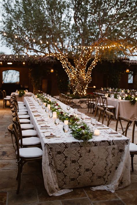 An Outdoor Dinner Celebration Long Table Setting Vinis Party Rentals