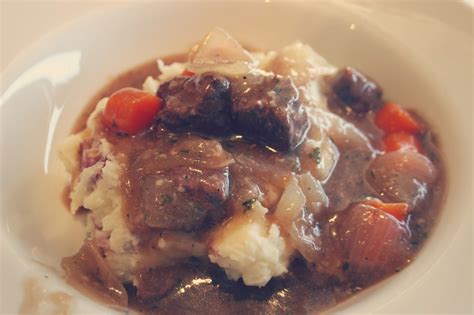 Just A Darling Life Crockpot Beef Stew Over Mashed Potatoes 15399 Hot Sex Picture