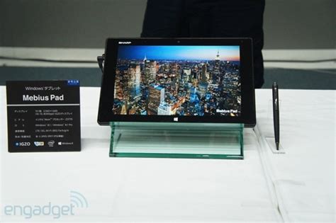 Sharps Inaugural Windows 8 Tablet 101 Inch 2560 X 1600 Igzo