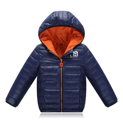 Boys Winter Jacket 2018 New Brand Hooded Kids Girls Winter Coat Long
