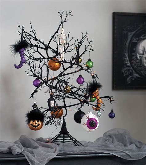 How To Make A Halloween Ornament Tree Halloween Ornaments Tree