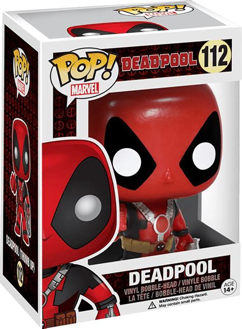 Funko Pop Marvel Deadpool Thumbs Up Deadpool Vinyl Bobble Head New