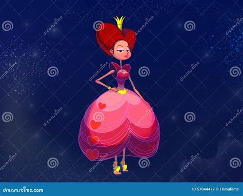 Principessa Di Fiaba In Vestito Rosa Illustrazione Di Stock