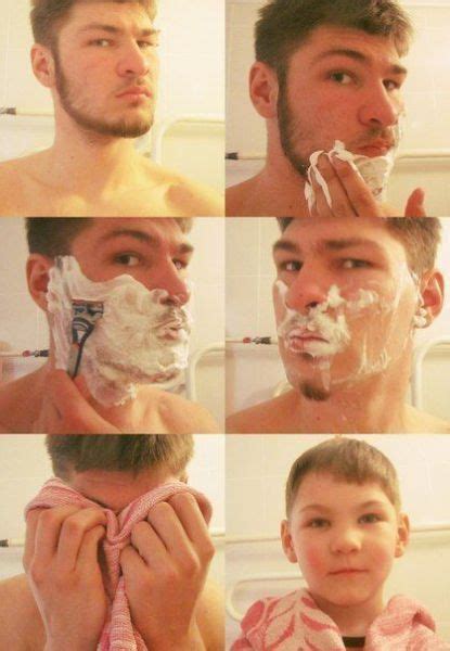 that s why men do not shave shaving beard funny pictures