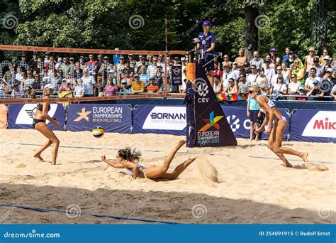 Munich Germany Aug 17 2022 Women S European Beach Volleyball
