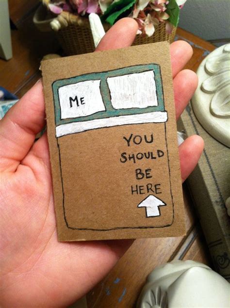 Diy gifts for boyfriend long distance. A just because card that is especially great for long ...