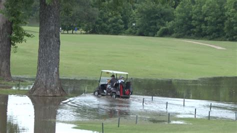 Golf Tournament In Full Swing Despite Flooding