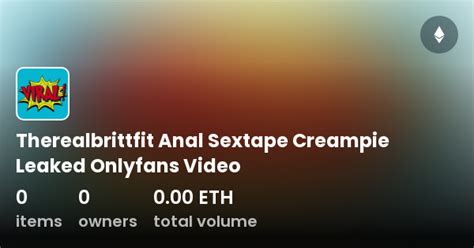 Therealbrittfit Anal Sextape Creampie Leaked Onlyfans Video