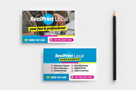 Print Shop Business Card Template Psd Ai And Vector Brandpacks