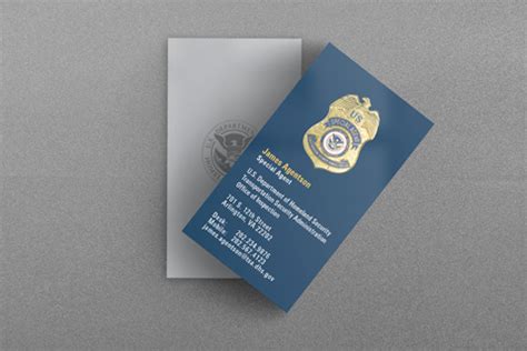 Box 3283, alton il electronic mail general information: Federal Law Enforcement Business Cards | Kraken Design