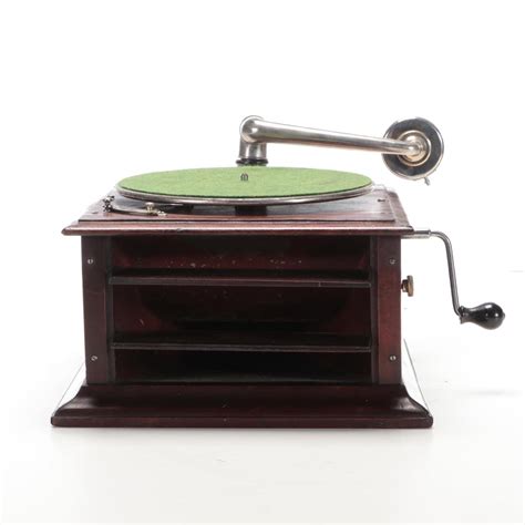 Columbia Grafonola Hand Crank Record Player Circa 1920s Ebth