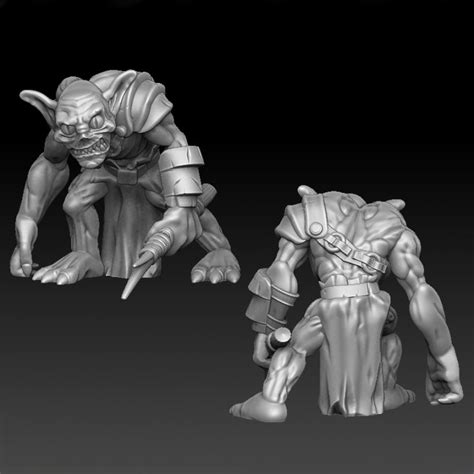 Also included in goblin cave: 3D Printable Cave goblin with spear by Stanislav Kuznetsov