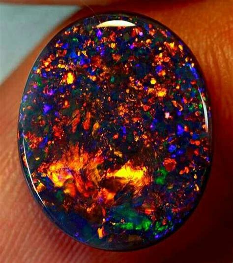 Black Fire Opal Crystals And Gemstones Stones And Crystals Minerals