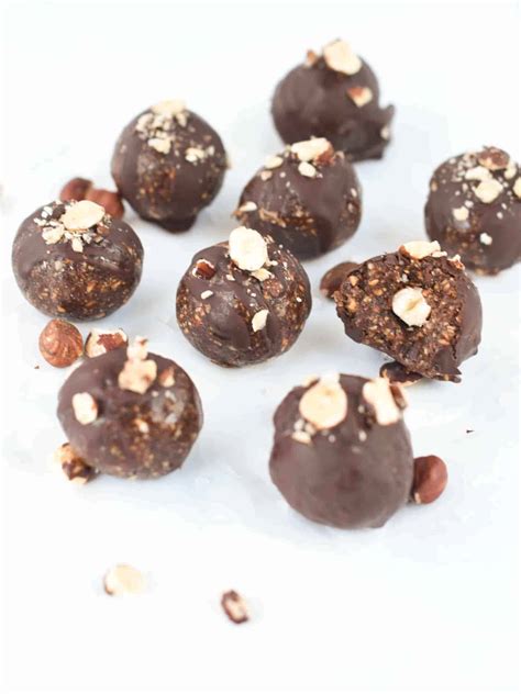 Hazelnut Chocolate Balls The Conscious Plant Kitchen