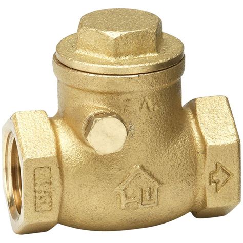 Homewerks Worldwide 2 In Lead Free Brass Fpt X Fpt Swing Check Valve