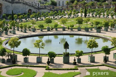 Offizielles reiseportal der stadt frankfurt am main. Fototapete Frankreich, Garten der Orangerie Schloss ...