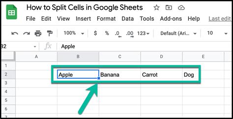 How To Split Cells And Split Text To Columns And Rows In Google My