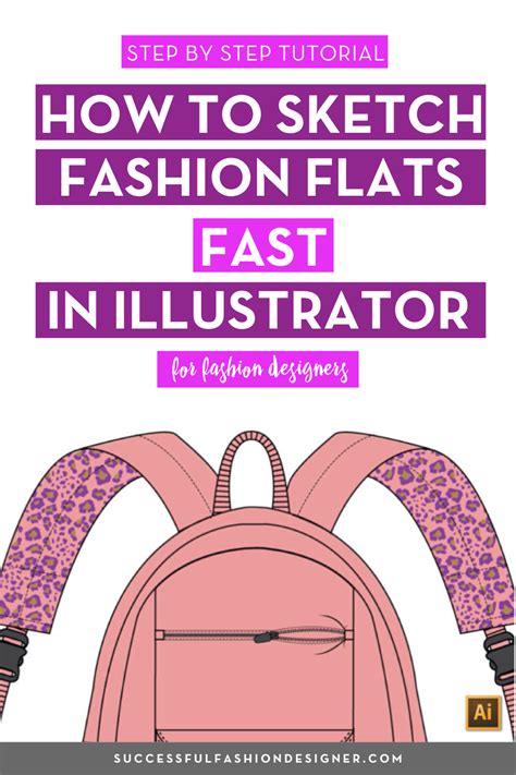 How To Sketch Fashion Flats Faster With These 5 Illustrator Shortcuts